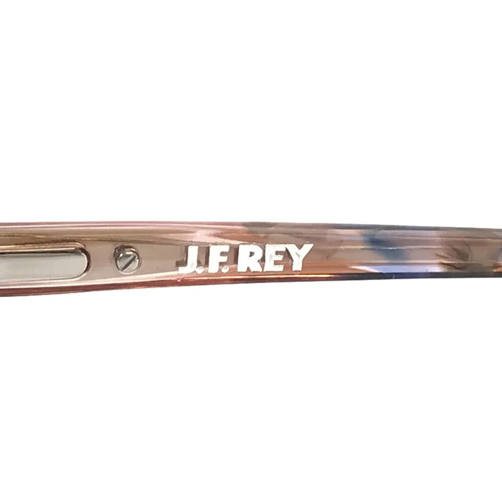 J. F. Rey Eyeglasses Frames JF1528 8075 Brown Pink Tortoise Full Rim 54-18-143